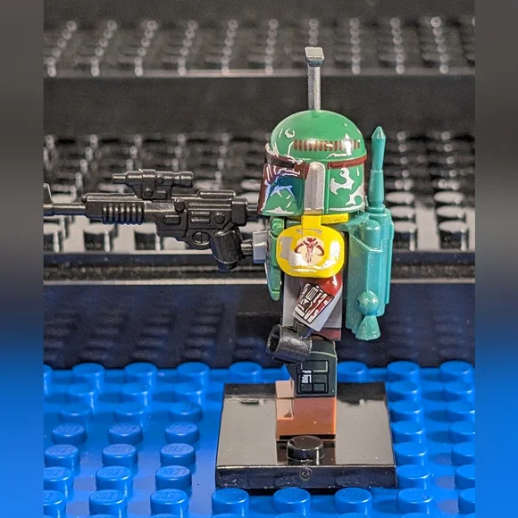 2 Minifigures- Star Wars Jango Fett Building Block Action Figure Clone Wars - Picture 12 of 16